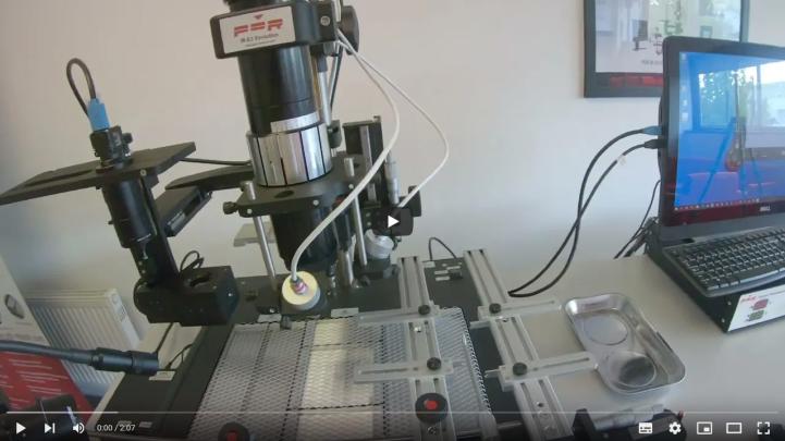 Cleaning a PDR Rework Machine